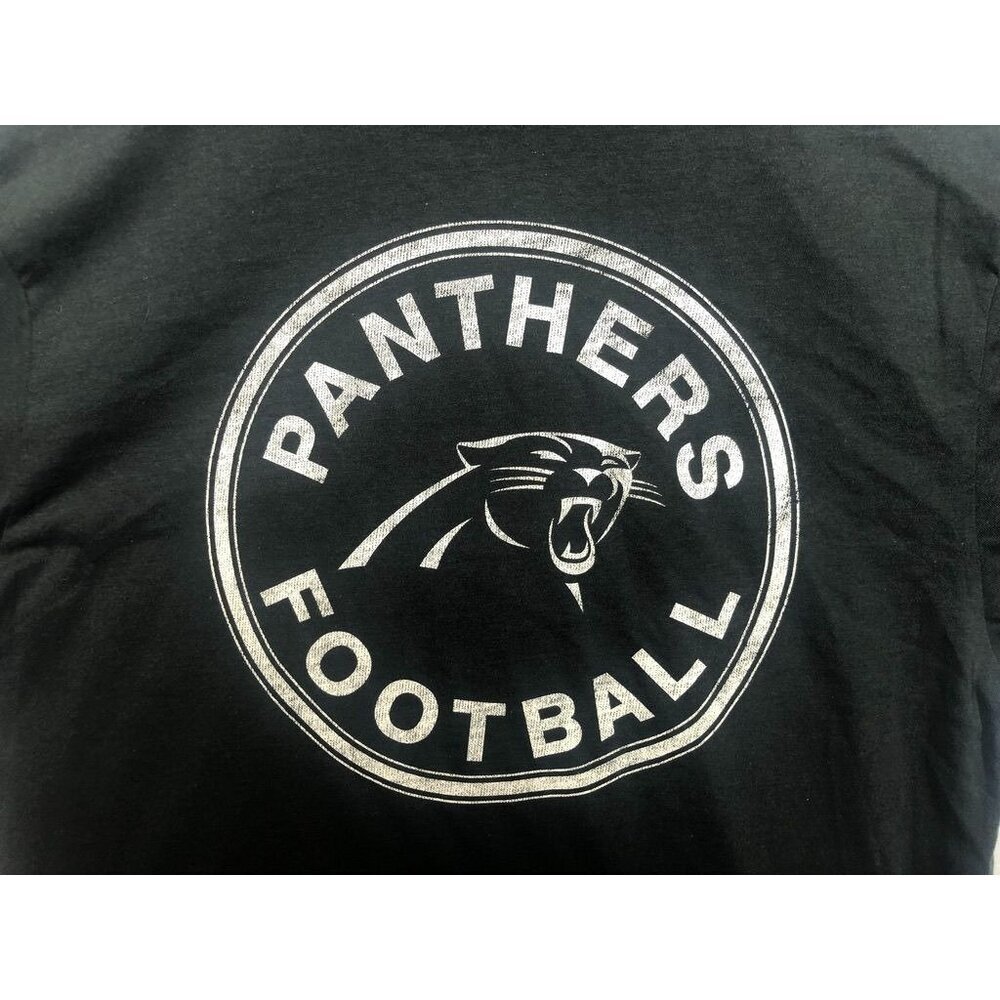 '47 Carolina Panthers Football T-Shirt Flint Black Crew Neck NFL Men's Large L - Picture 3 of 9